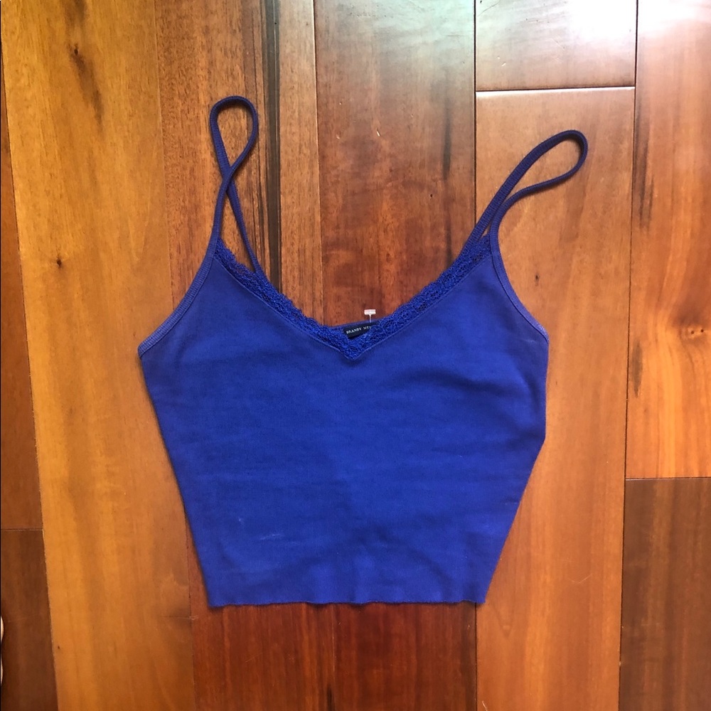 BLUE BRANDY TANK TOP LACE